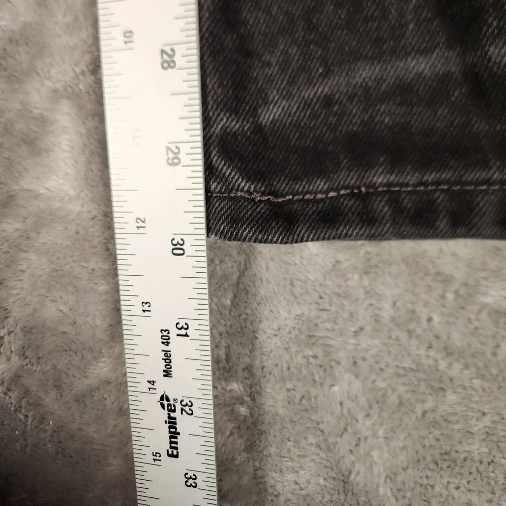 Levi's 550 Relaxed Fit Jeans Mens 40x32 Black Excellent Faded Tapered Leg Denim